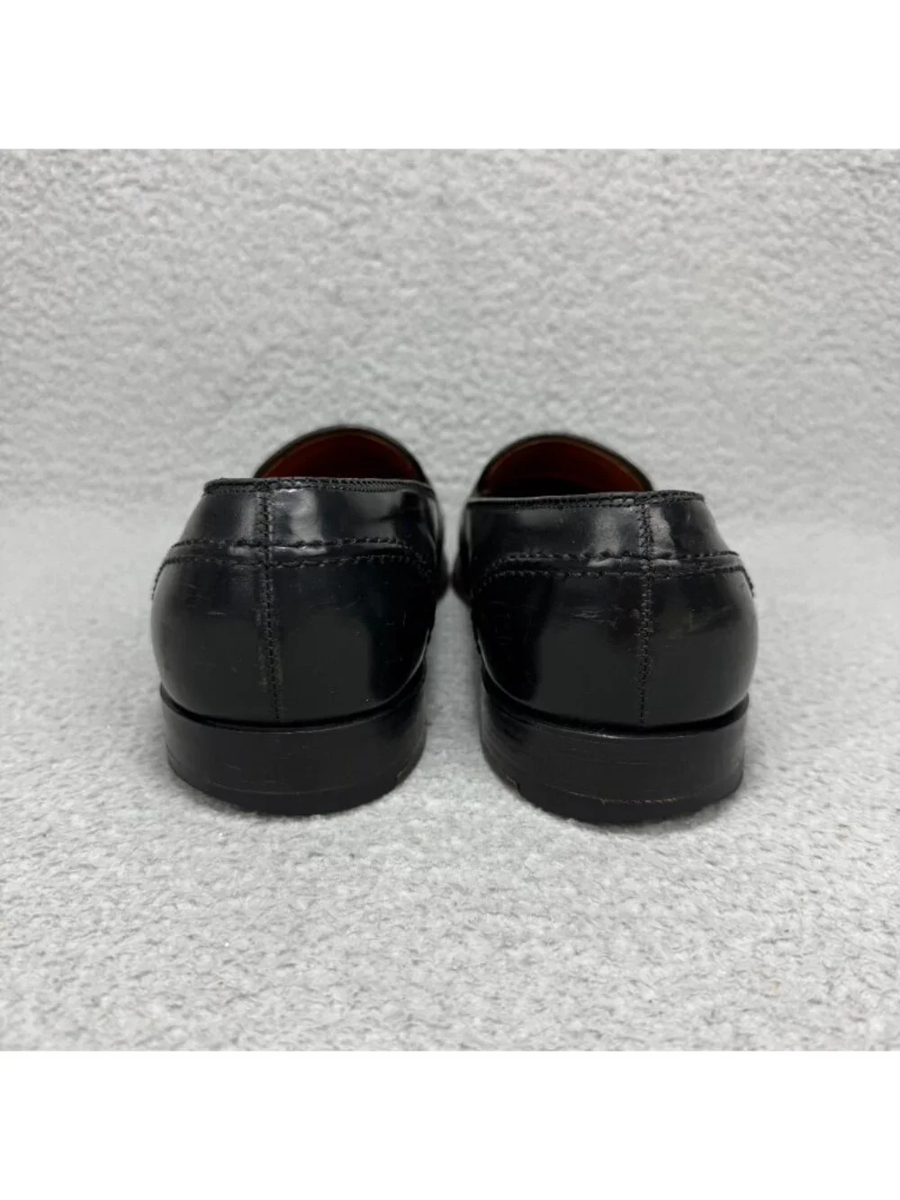 Brooks Brothers Shoe 10.5 Alden Shell Cordovan Penny Loafers Made In USA Vintage